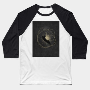 Cosmic black cat Baseball T-Shirt